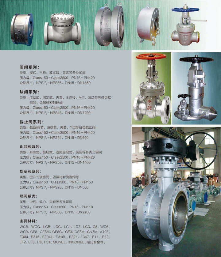 超達(dá)閥門產(chǎn)品